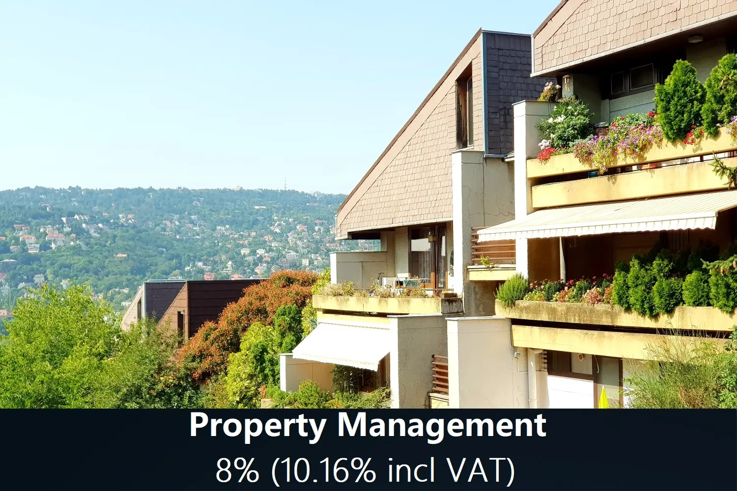 Property Management - 8% (10% incl VAT)